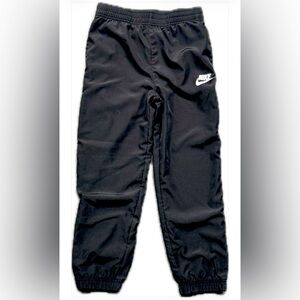 Black Nike track pants